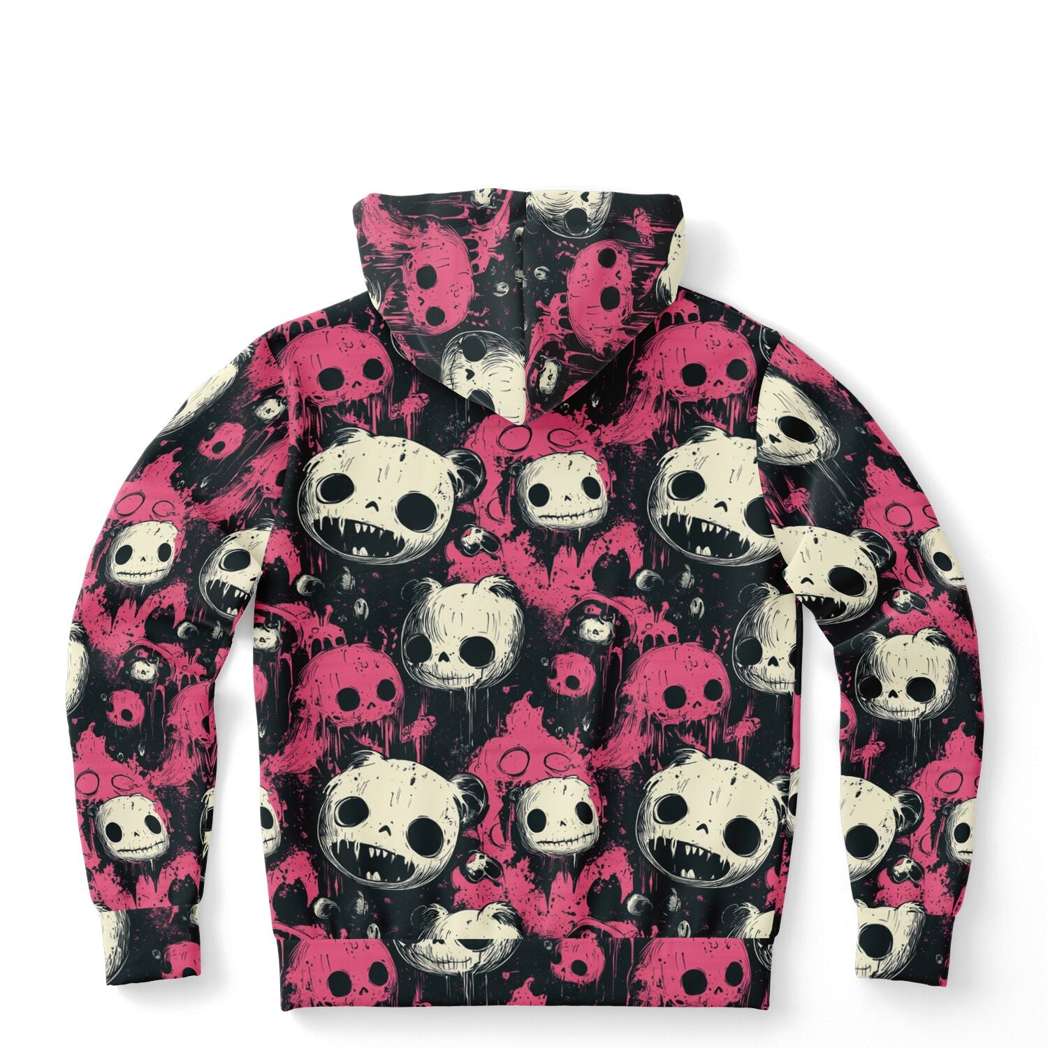 NecroKawaii pink nightmare AOP hoodie