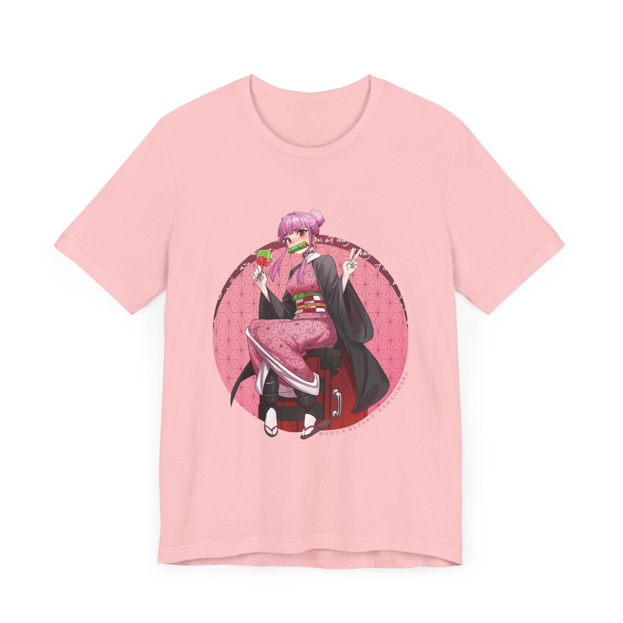 Budo cosplaying as Nezuko - cute anime girl Unisex T-shirt