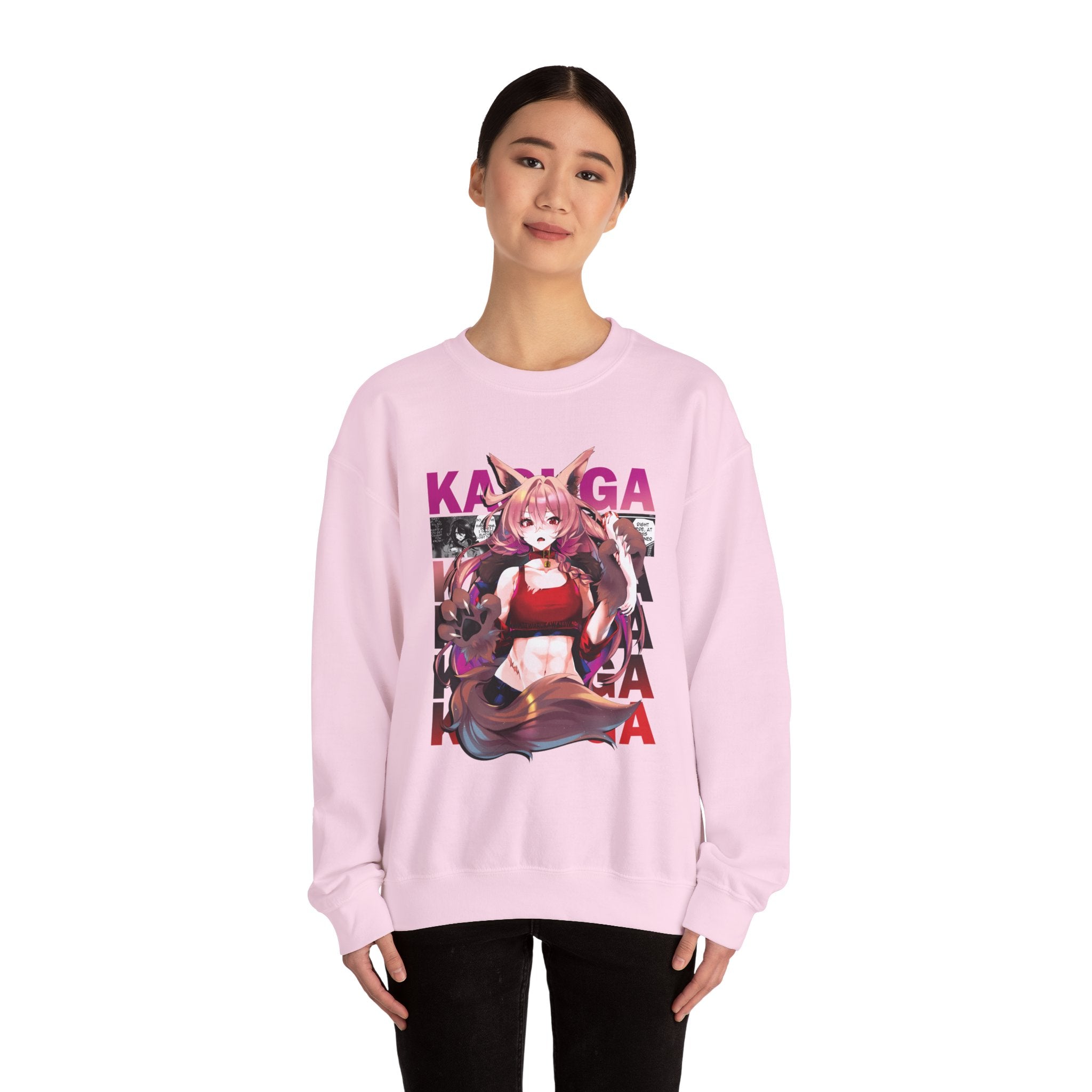 Kasuga - Cute Werewolf anime girl Unisex Sweatshirt