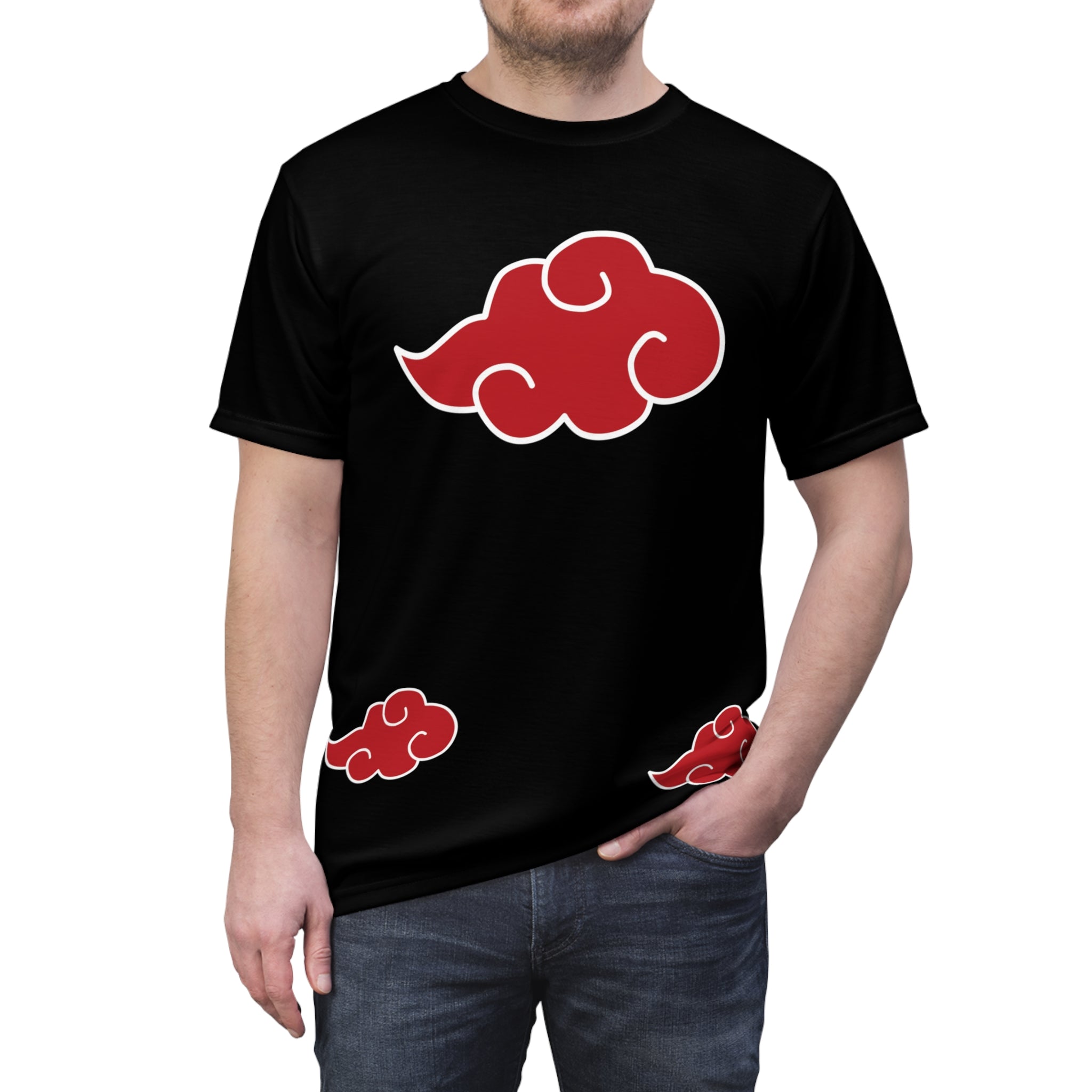 Naruto Akatsuki Unisex AOP Cut & Sew T-shirt (requested)