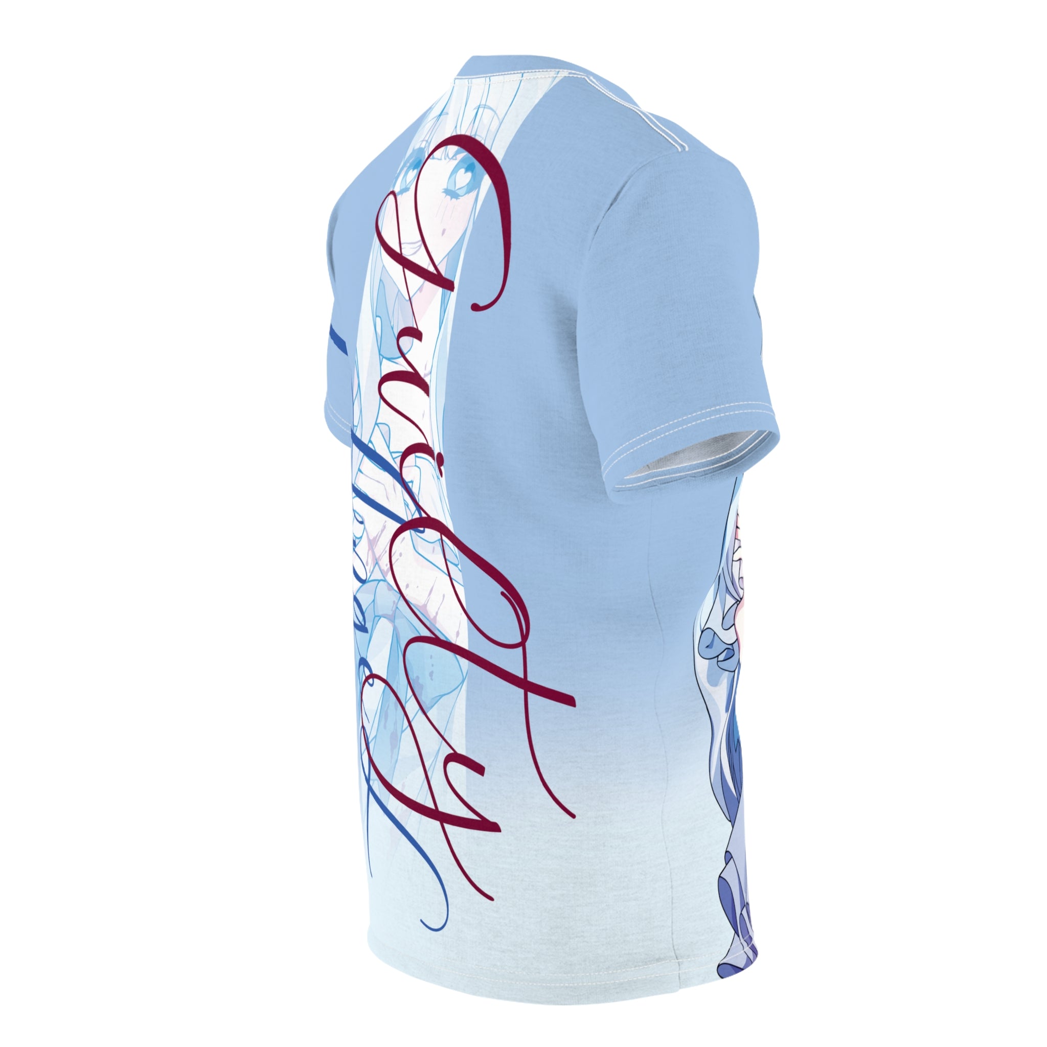 Saidah - Creepy Guilty Angel Anime Girl Unisex AOP Cut & Sew Tee