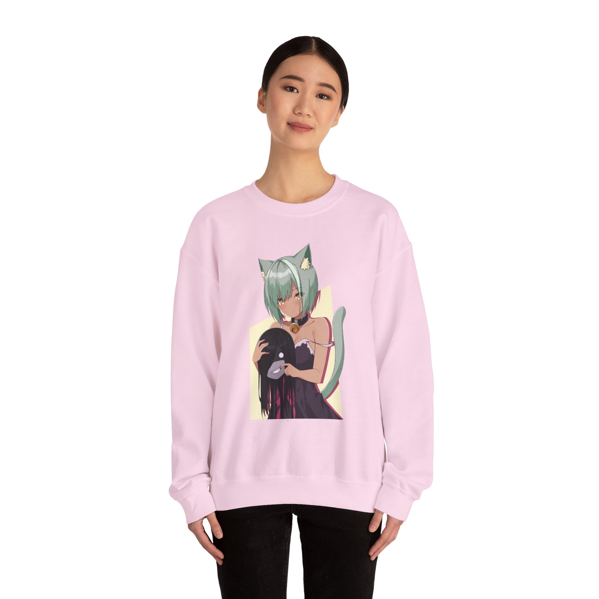 Minthe V2 Creepy Cute Kawaii Neko Anime Girl Unisex Sweatshirt