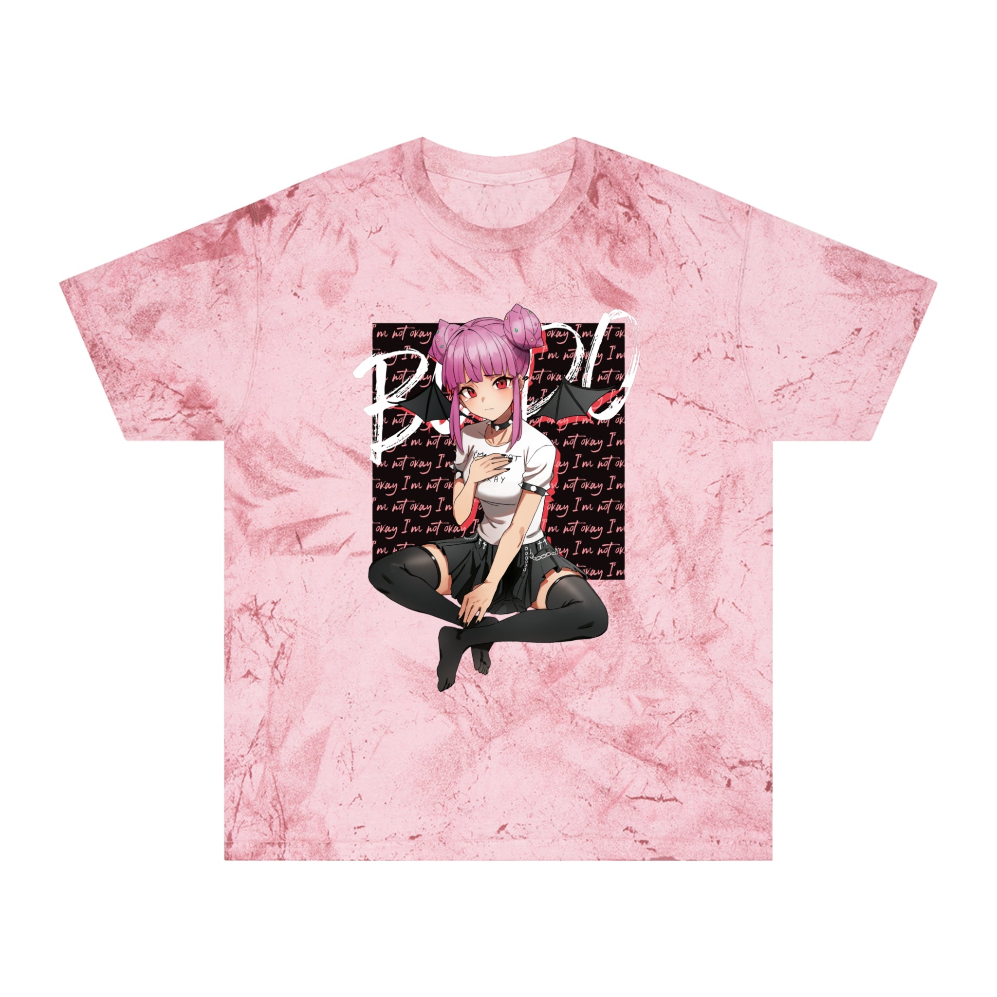 Budo 0% Transformation Sad Anime Girl Unisex Color Blast T-Shirt