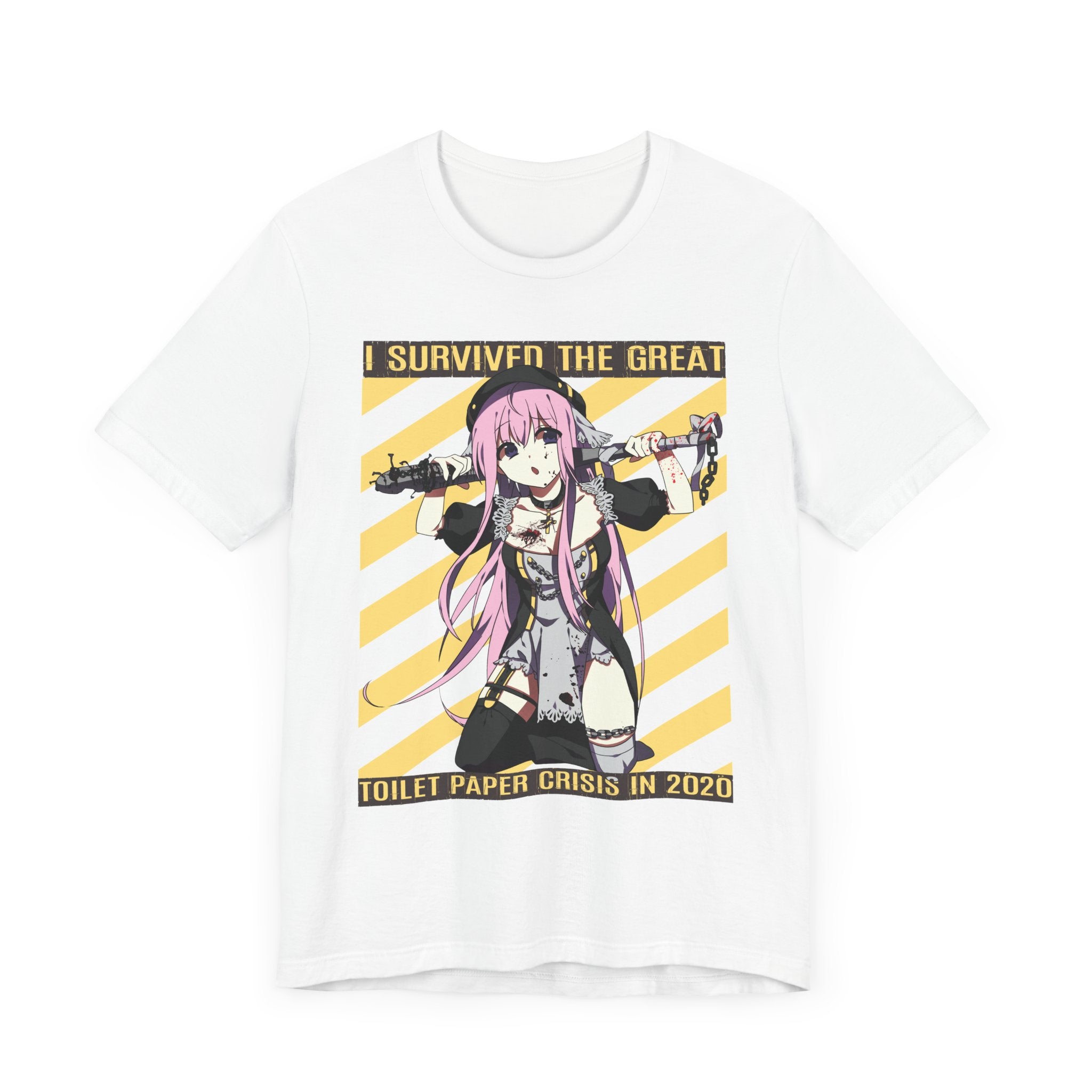 Lucille Toilet Paper Crisis Survivor Yellow Sexy Bad Anime Nun V3 Unisex T-shirt