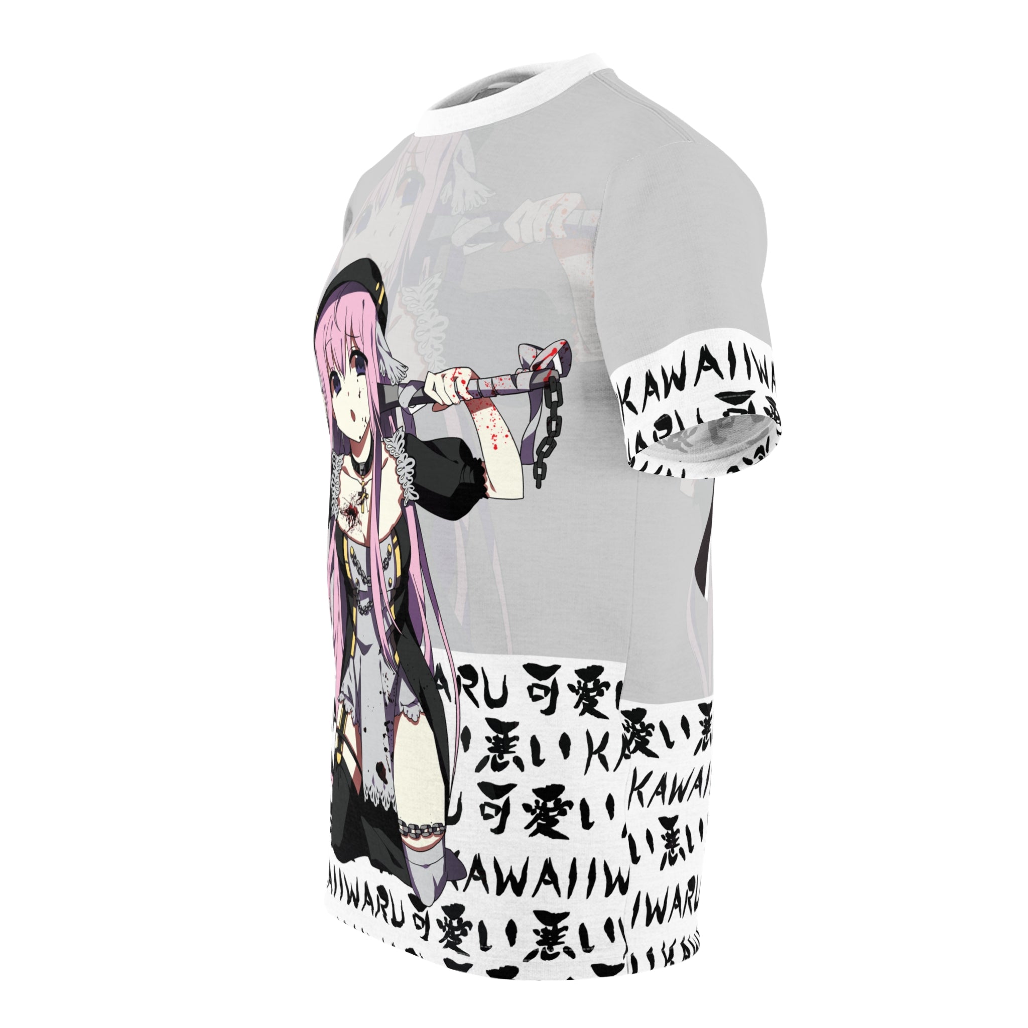 Lucille White Unisex AOP Cut & Sew Tee