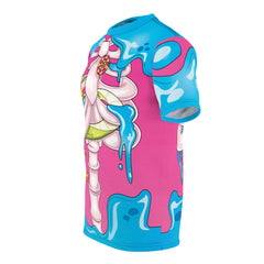 Full Body Kawaii Skeleton Halloween Unisex AOP Cut & Sew Tee