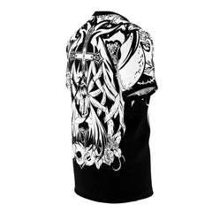 Voido gothic anime Unisex AOP Cut & Sew T-shirt