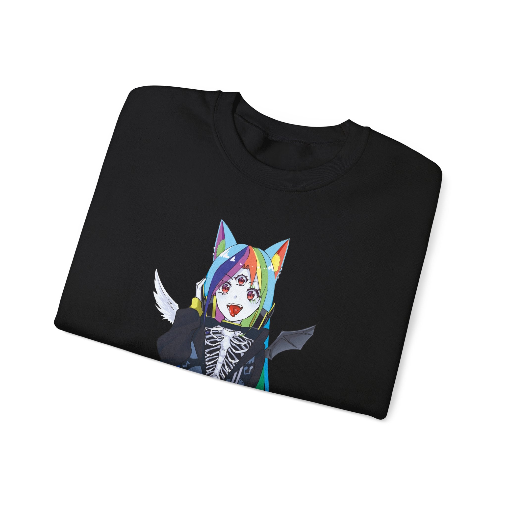 Niji neko anime girl Unisex Sweatshirt