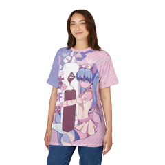 Shizuka V2 Kawaii Anime Nurse - Creepy Cute - Unisex AOP Cut & Sew T-shirt