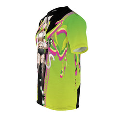 Tori - Original - Neko skater anime girl Unisex AOP Cut & Sew T-shirt