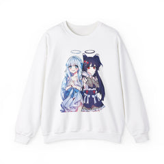 Saidah and Laylah - Dark and Light Angel Twins Unisex Sweatshirt