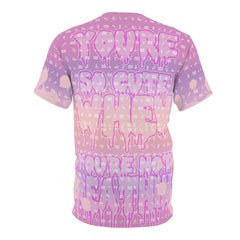 You're so cute when you're not breathing Unisex AOP Cut & Sew Tee