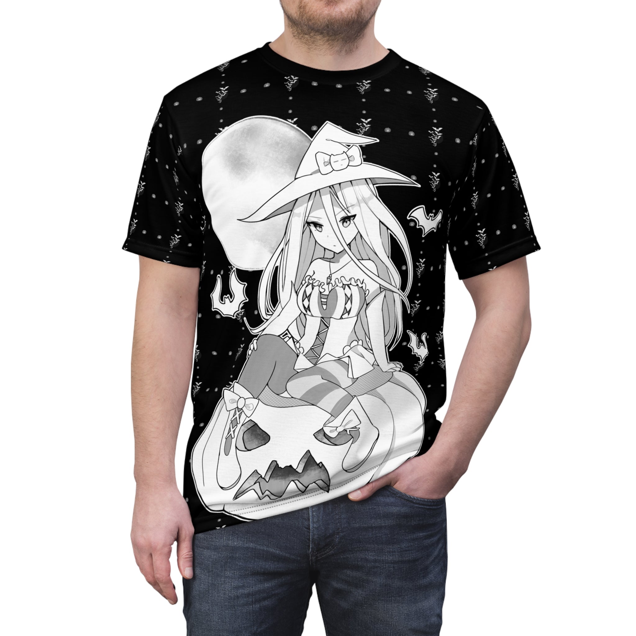 Yuuki B&W Unisex AOP Cut & Sew Tee