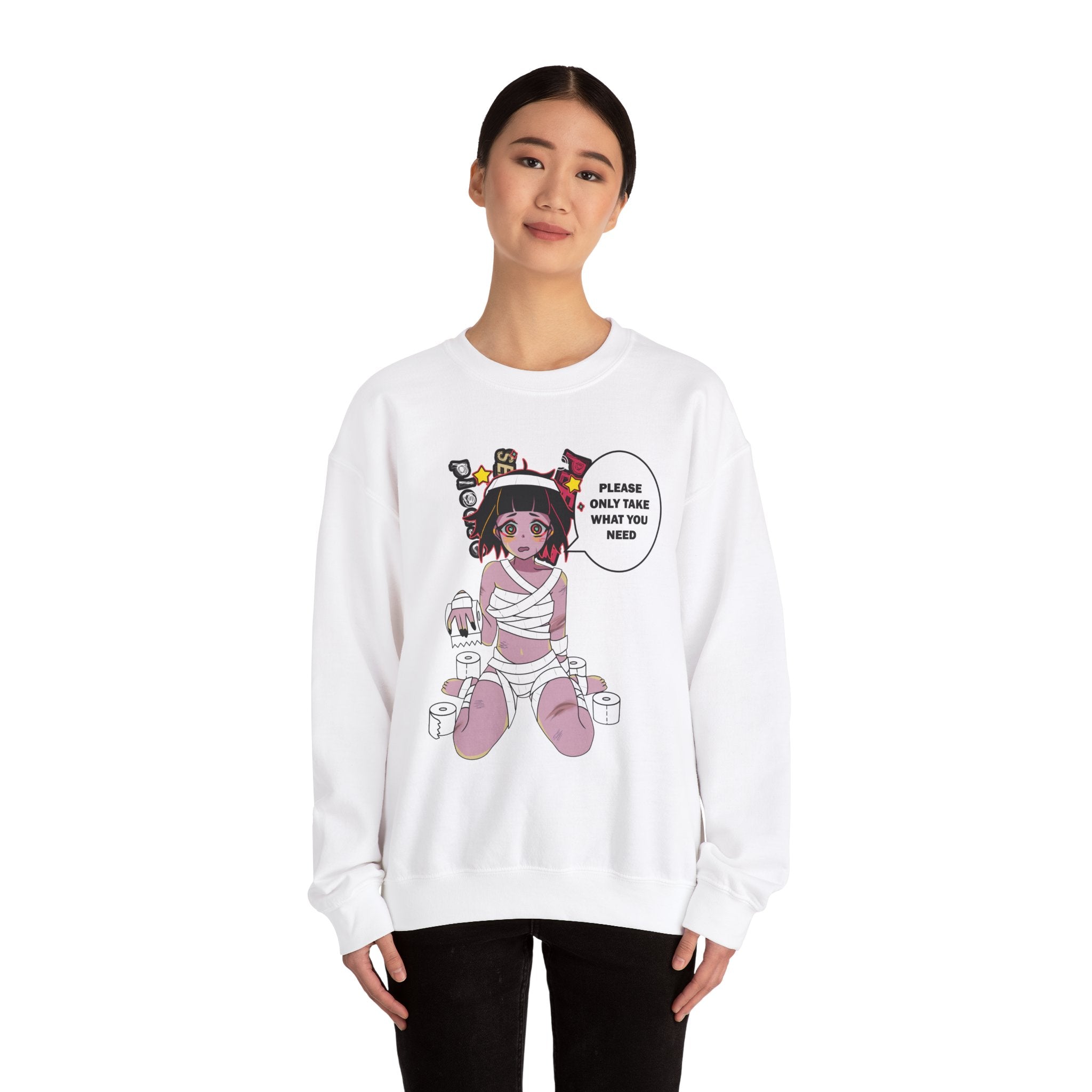 Toilet Paper Chan Unisex Sweatshirt