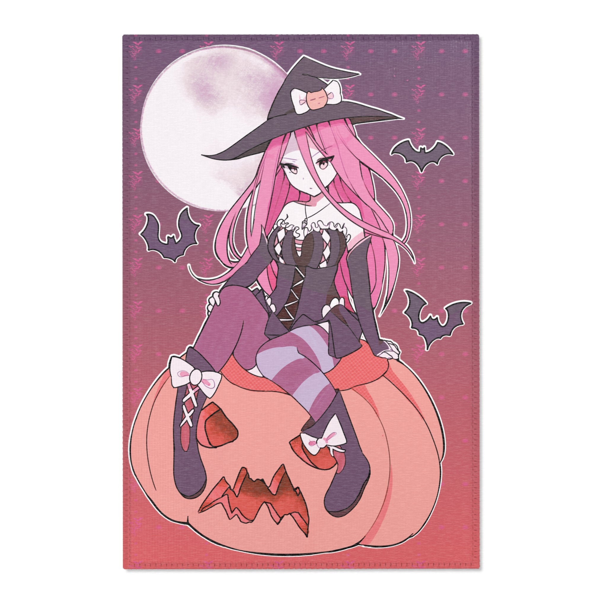 Yuuki - Kawaii witch cute anime Area Rug