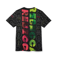 Rebecca - Cyberpunk Anime Girl Unisex AOP Cut & Sew T-shirt