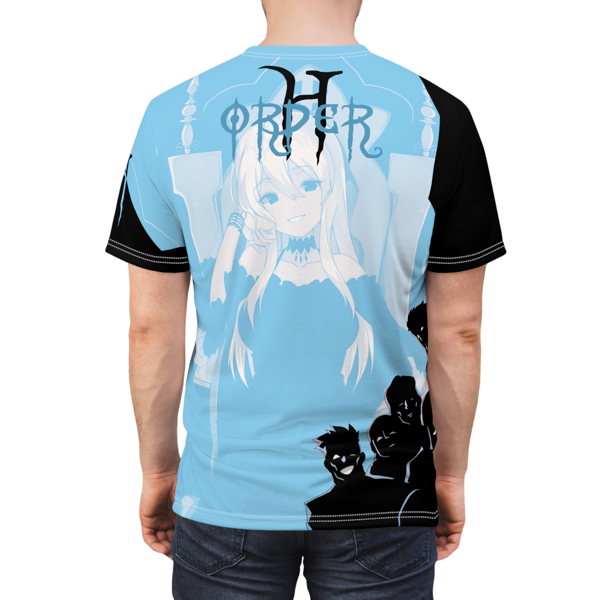 Hikari Sama anime girl Unisex AOP Cut & Sew T-shirt