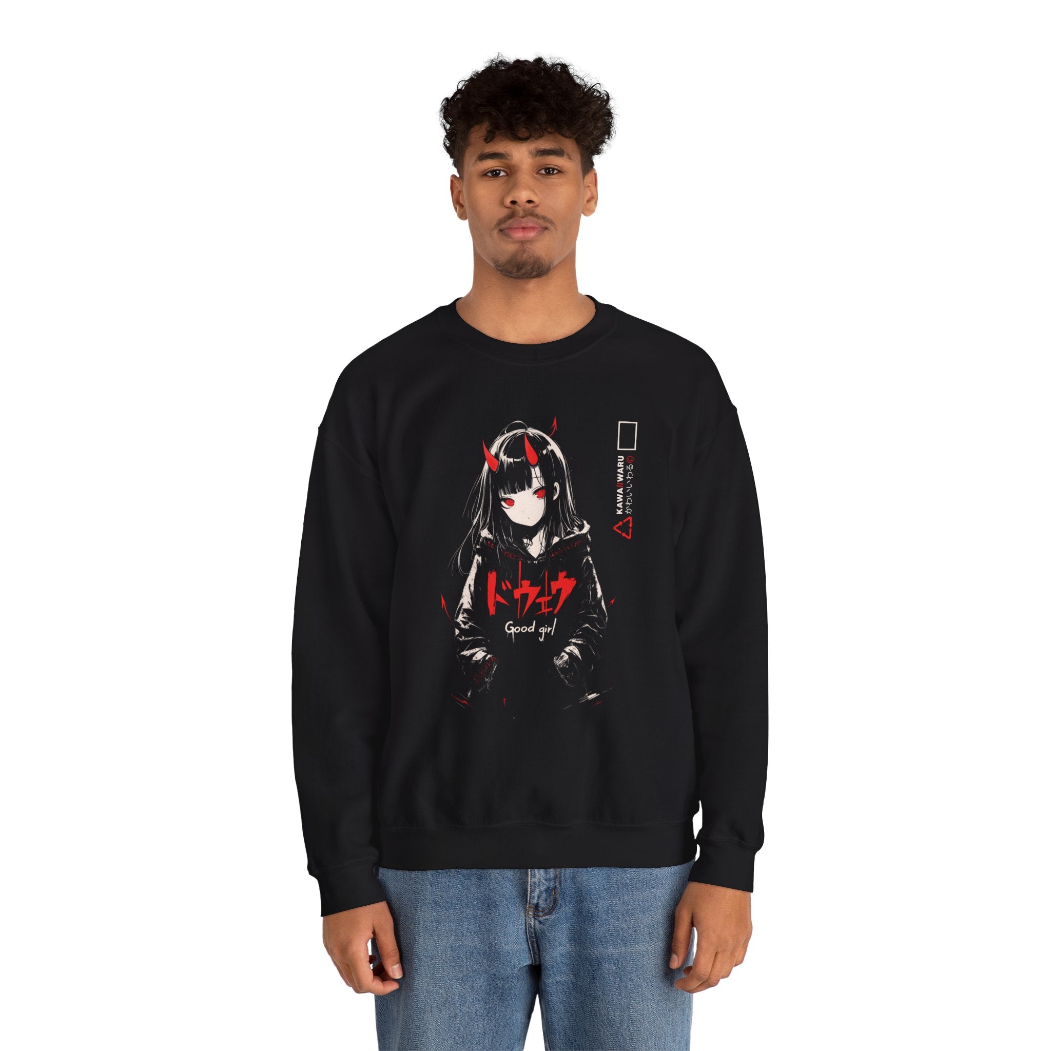 Good girl streetwear Anime-Inspired Unisex Sweatshirt