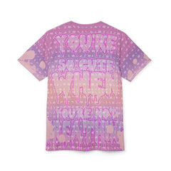 You're so cute when you're not breathing Unisex AOP Cut & Sew Tee