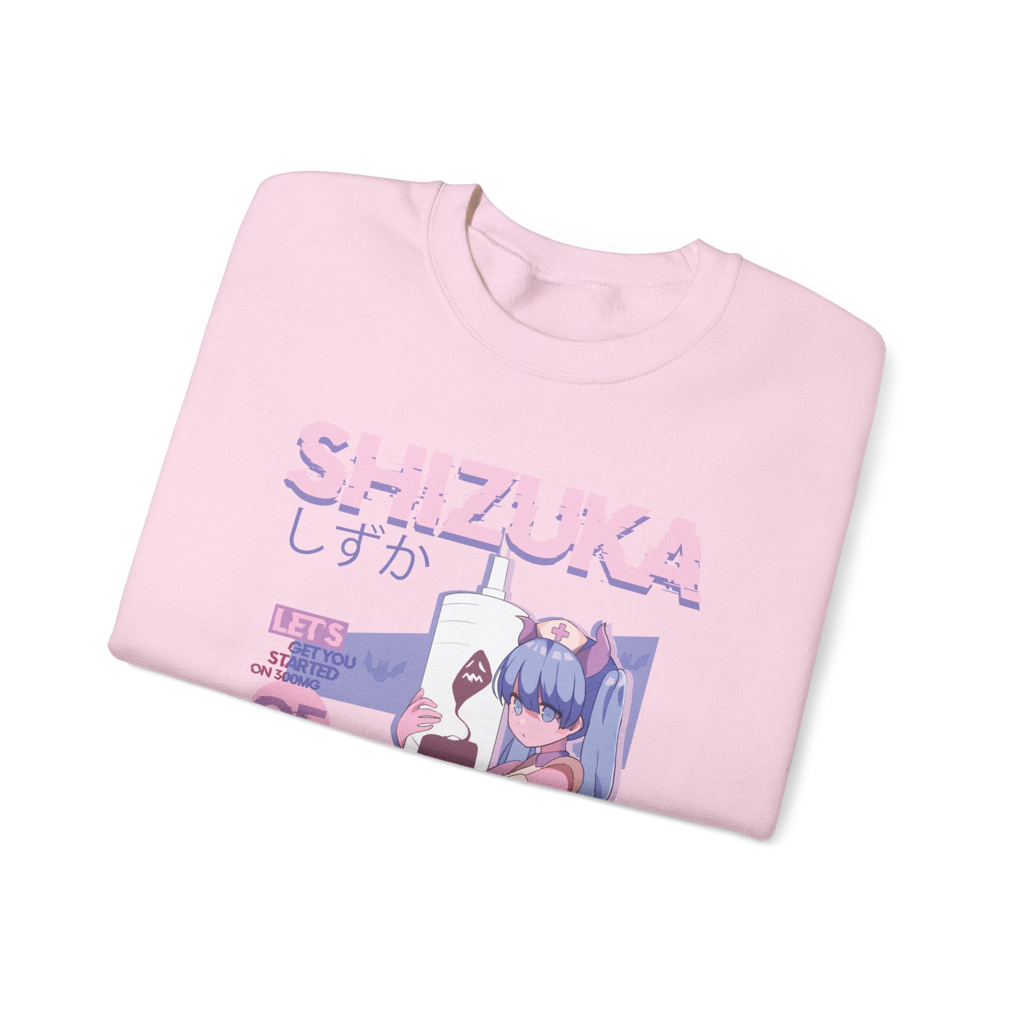 Shizuka creepy anime cute nurse Sweatshirt