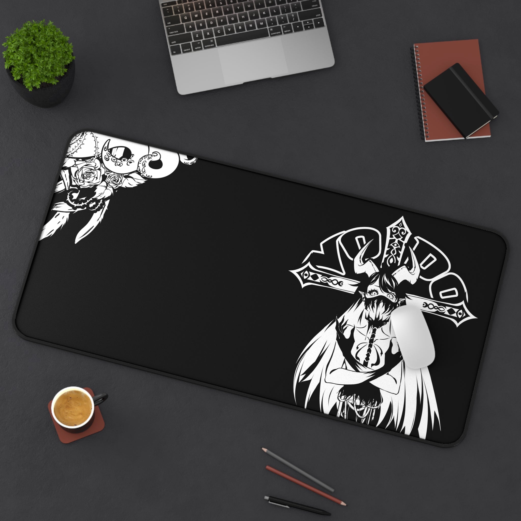 Voido gothic anime waifu 32"x16" XL Mouse Pad / Desk Mat