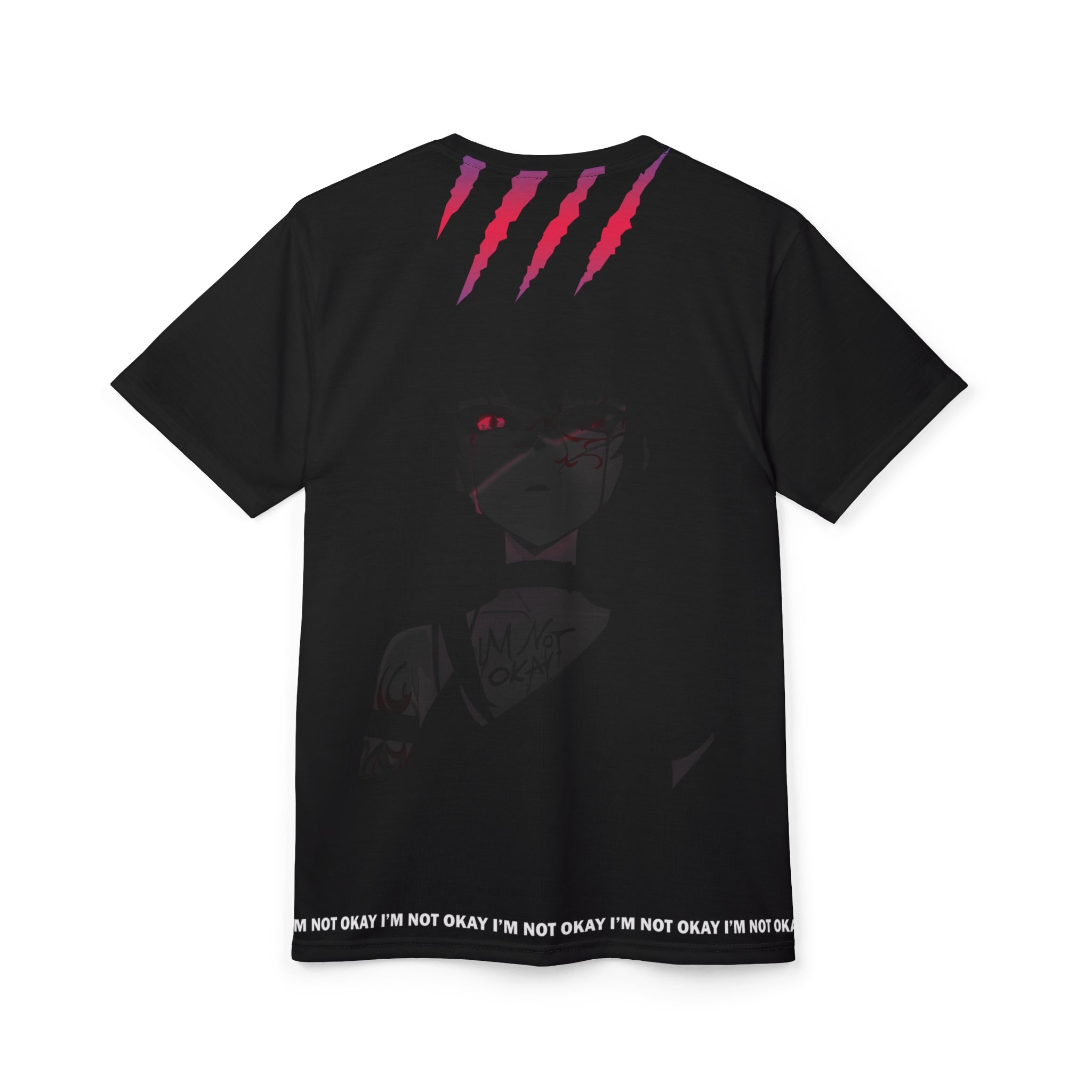 Budo V3 Sad Monster Anime Girl Unisex AOP Cut & Sew T-shirt