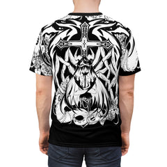 Voido gothic anime Unisex AOP Cut & Sew T-shirt