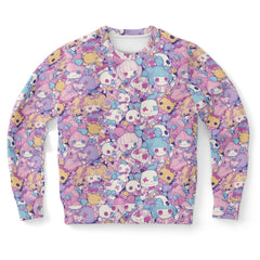 Cute pastel creepy dolls pattern AOP Sweatshirt
