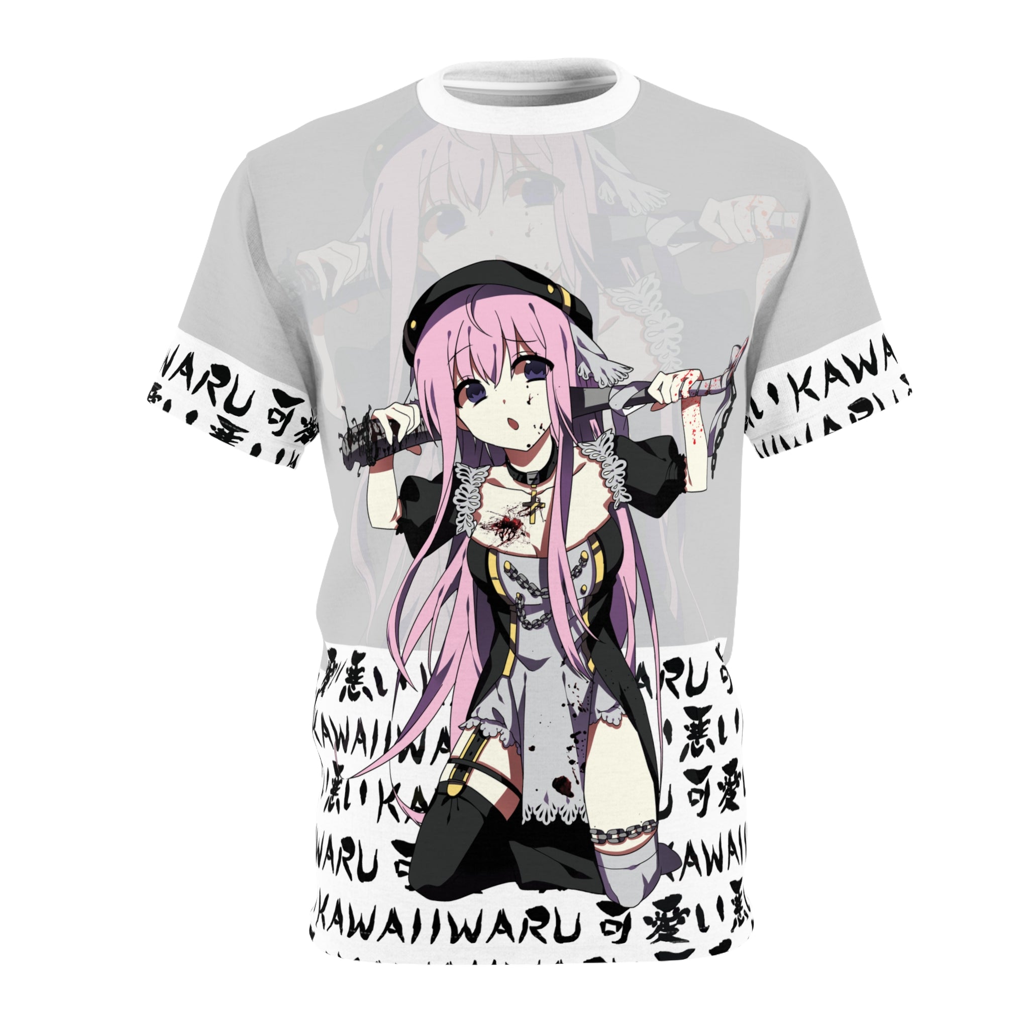 Lucille White Unisex AOP Cut & Sew Tee