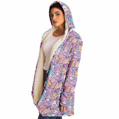 Cute pastel creepy dolls pattern Cloak