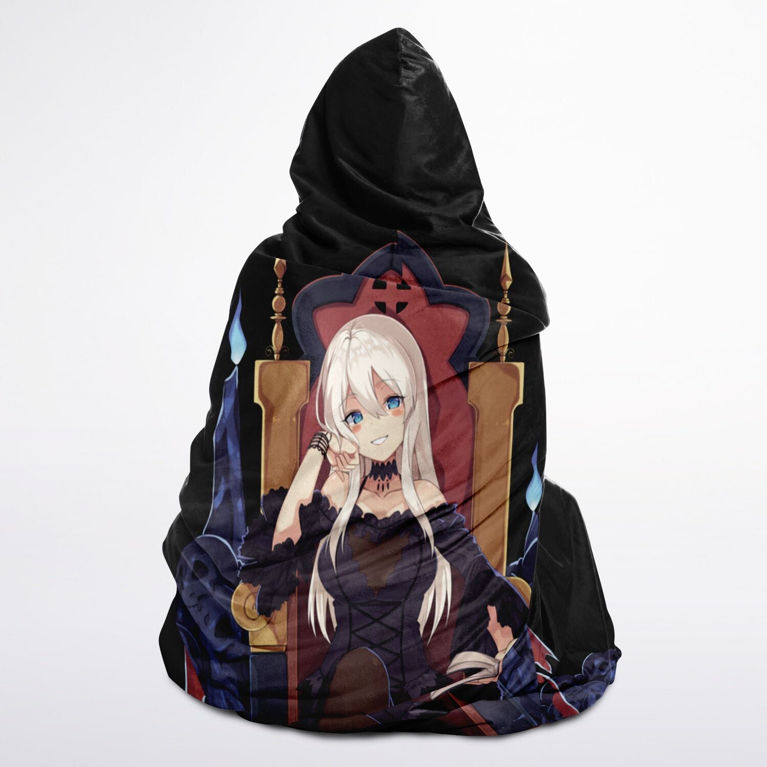 Hikari Sexy Waifu Anime Girl Hooded Blanket