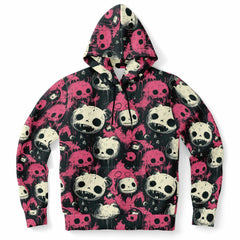 NecroKawaii pink nightmare AOP hoodie