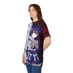 Saidah and Laylah - Dark and Light Anime Angel Twins Unisex AOP Cut & Sew Tee