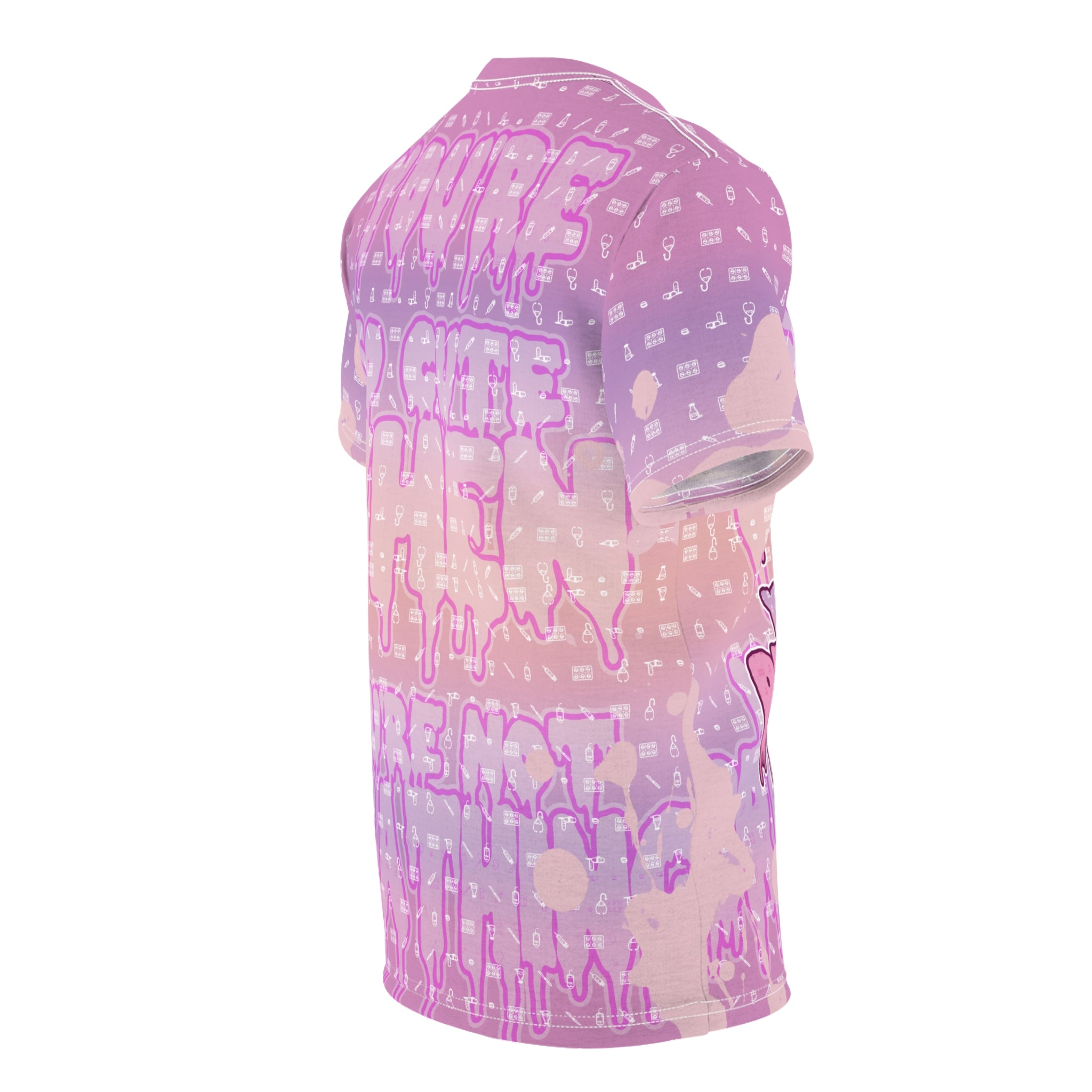 You're so cute when you're not breathing Unisex AOP Cut & Sew Tee