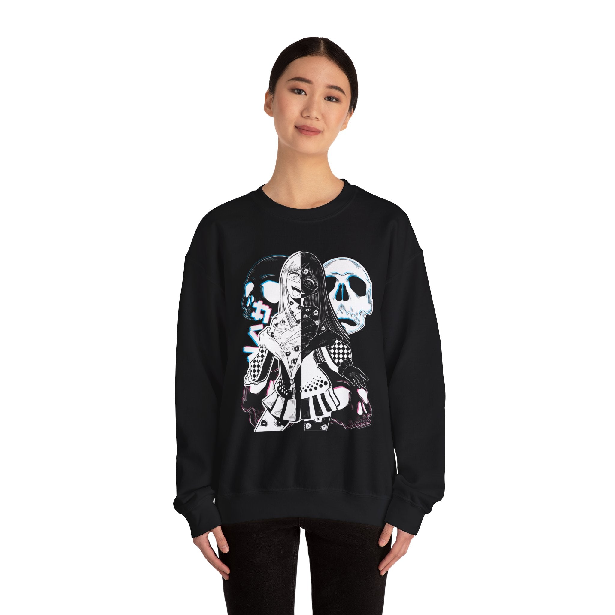 Sehen crazy anime girl Unisex Sweatshirt