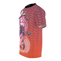 Yuuki Kawaii Witch Cute Anime Girl - Halloween Edition Unisex AOP Cut & Sew T-shirt