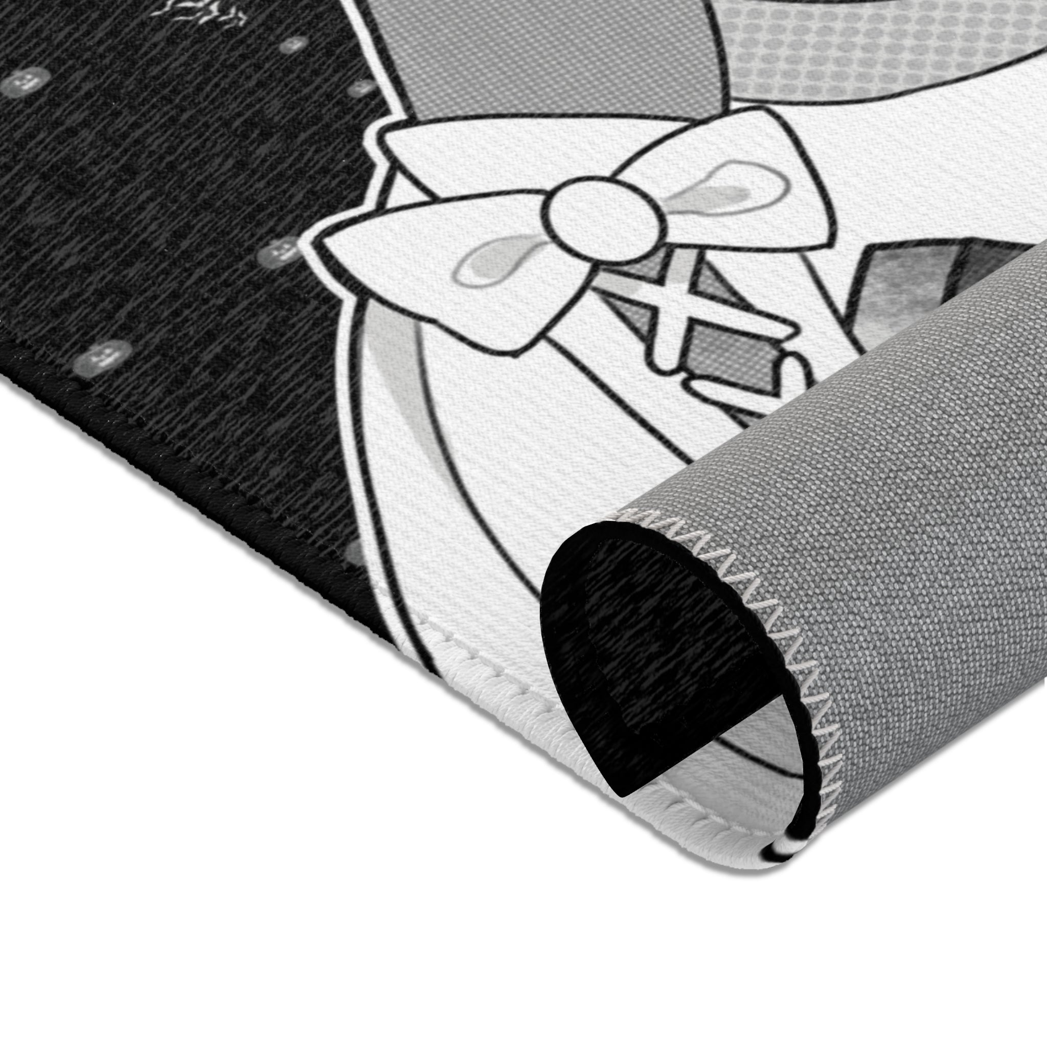 Yuuki B&W - Kawaii witch cute anime Area Rug