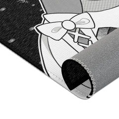 Yuuki B&W - Kawaii witch cute anime Area Rug