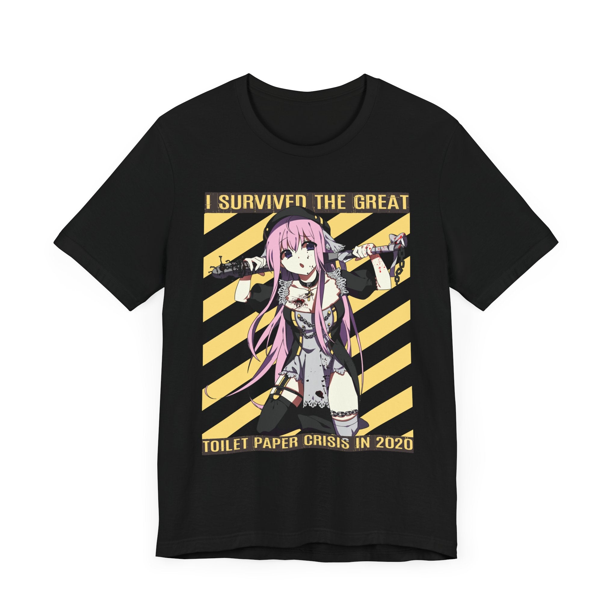 Lucille Toilet Paper Crisis Survivor Yellow Sexy Bad Anime Nun V3 Unisex T-shirt