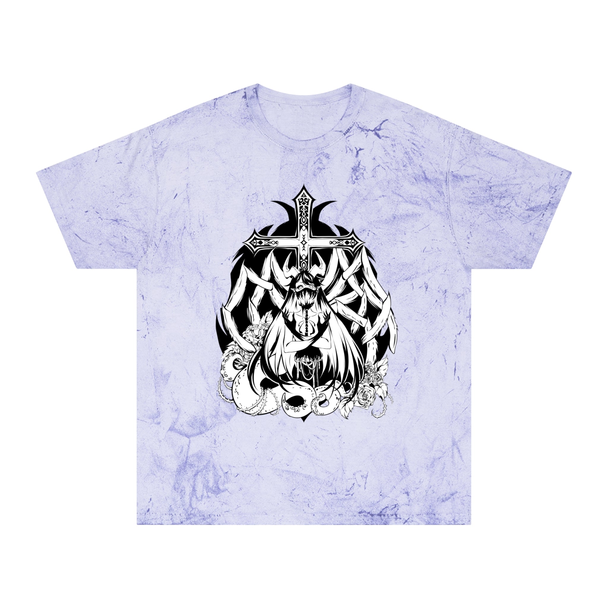 Voido Gothic Anime Girl Unisex Color Blast T-Shirt