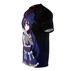 Laylah - Sad Gothic Dark Angel Anime Girl Unisex AOP Cut & Sew Tee