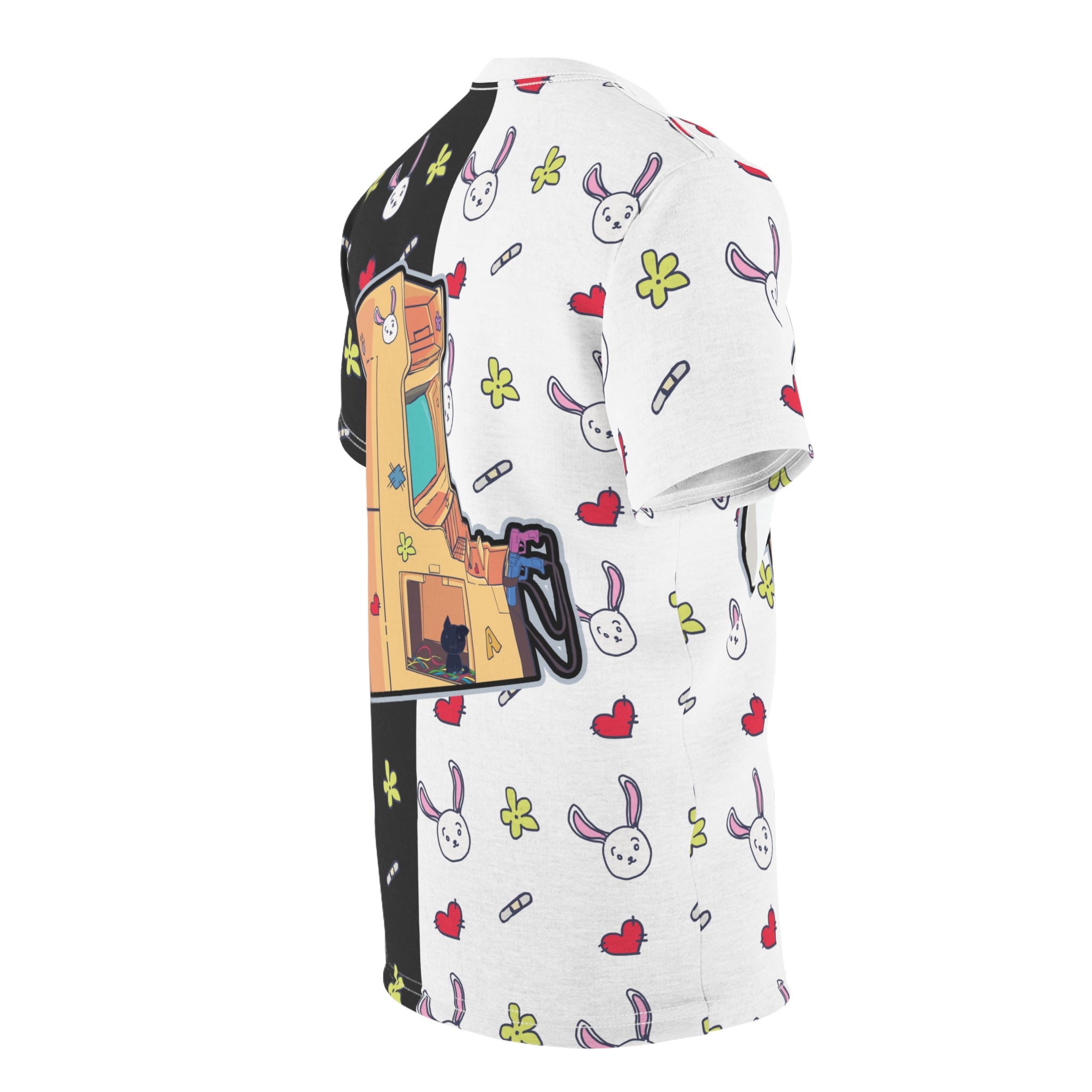 Aahra Cute lazy anime girl Unisex AOP Cut & Sew T-shirt