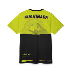 Lucy - Cyberpunk Anime Girl Unisex AOP Cut & Sew T-shirt