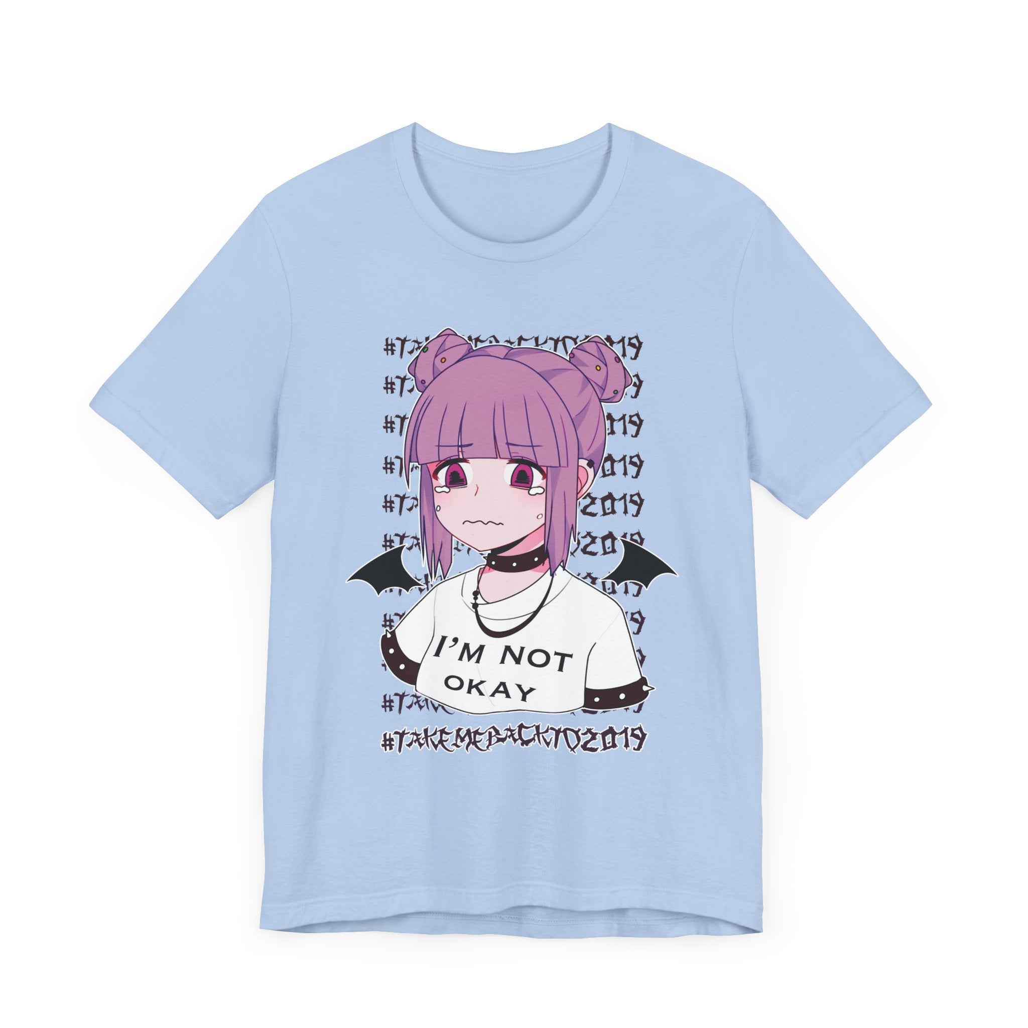 Budo Kawaii Sad Anime Girl Unisex t-shirt