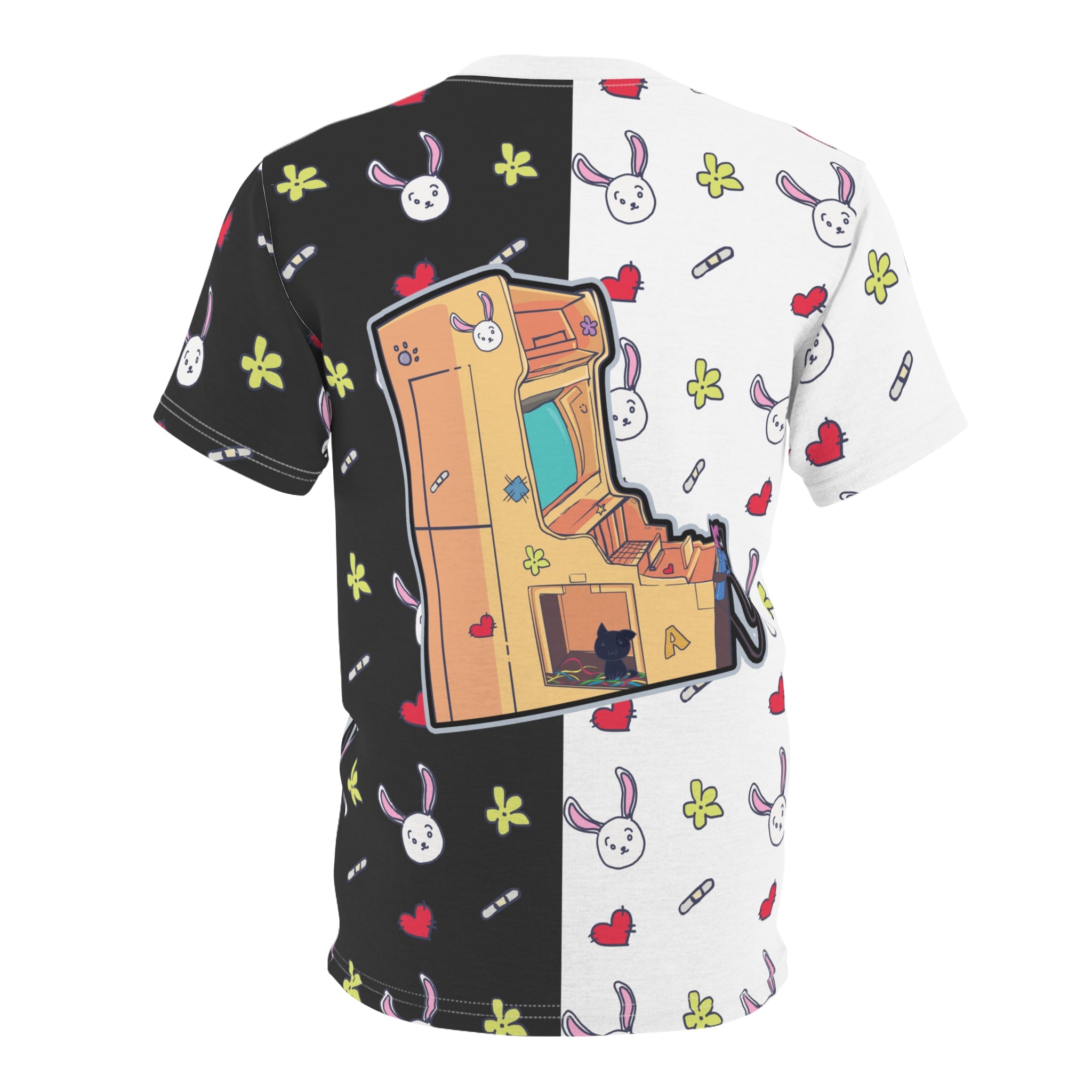 Aahra Cute lazy anime girl Unisex AOP Cut & Sew T-shirt