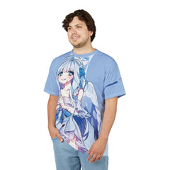 Saidah - Creepy Guilty Angel Anime Girl Unisex AOP Cut & Sew Tee