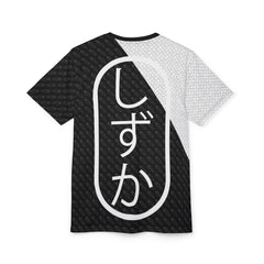 Shizuka B&W V2 Kawaii Anime Nurse - Creepy Cute - Unisex AOP Cut & Sew Tee