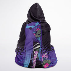 Chiroko Kawaii Creepy Cute Anime Girl Hooded Blanket