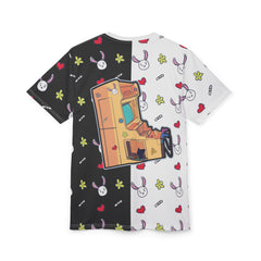 Aahra Cute lazy anime girl Unisex AOP Cut & Sew T-shirt