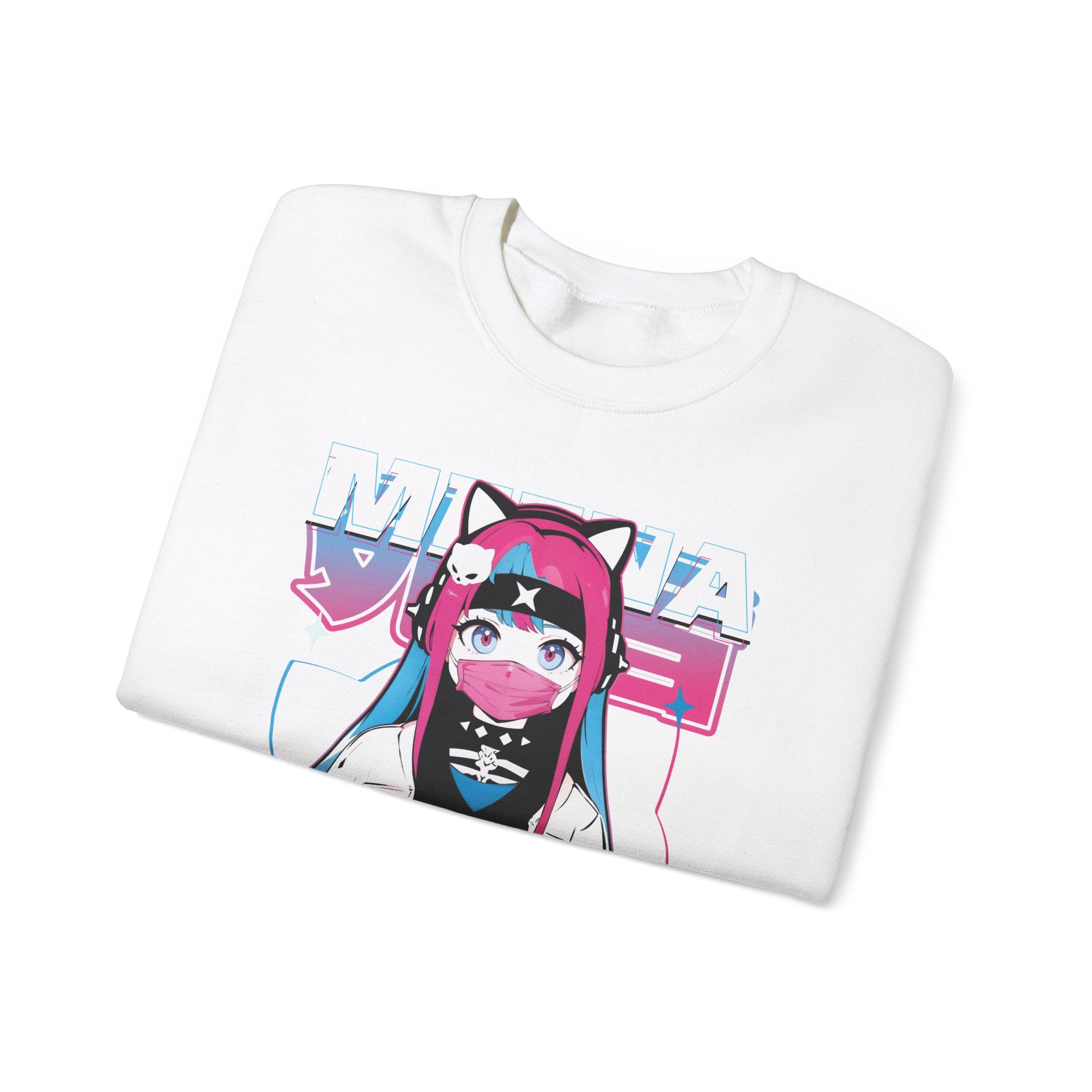 Meena - Creepy cute skeletal kawaii anime girl unisex Sweatshirt
